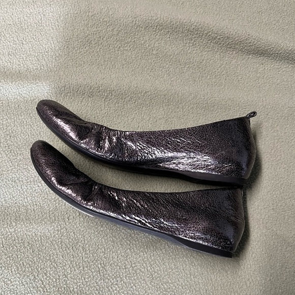 Audrey Brooke Shimmering Bronze Flats - Picture 4 of 7